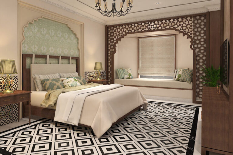 514703 Anantara Jaipur Hotel suite bedroom rendering f89a95 original 1700814167 e1714644485748 1024x683