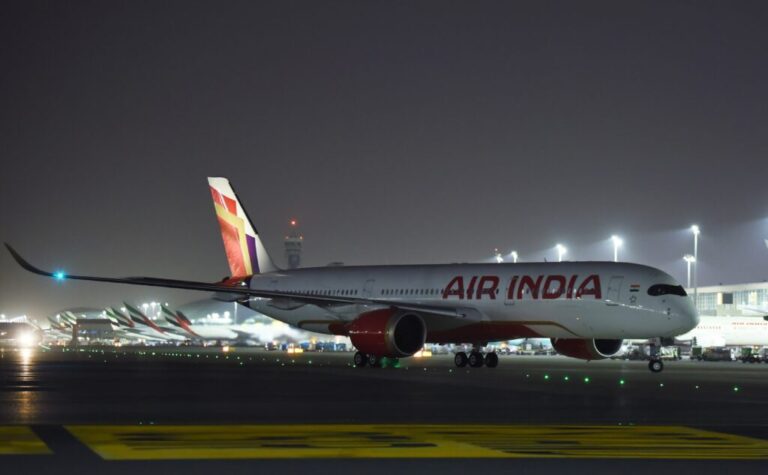 Press Note Air India A350 lands in Dubai 1024x633