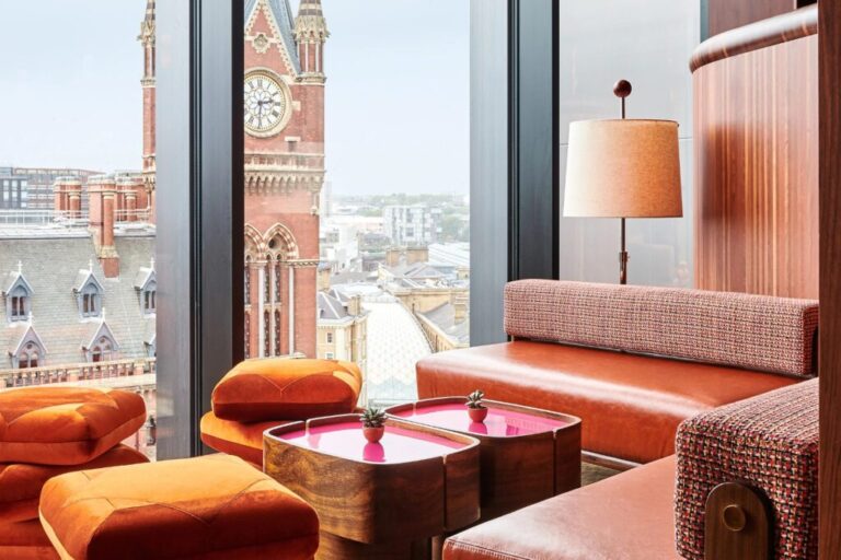 a guest room at The Standard London 1024x683