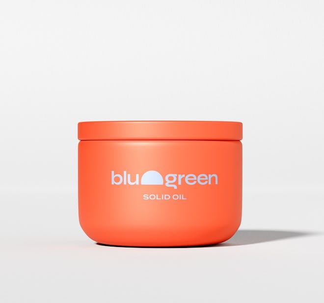 blu green solid oil