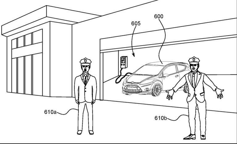 Ford Hologram cop drawing