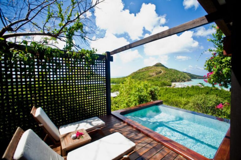 Luxury Travelers SLH Pool Suite at Hermitage Bay SLH Antigua 1024x683