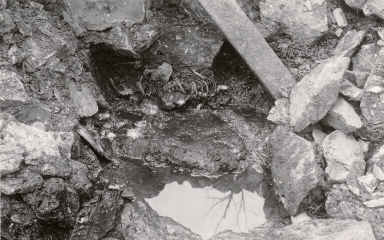 1938 excavation well man