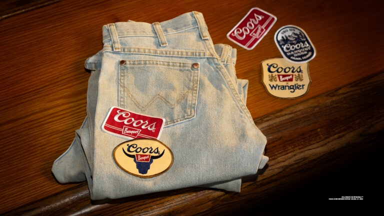 Coors Banquet x Wrangler Patches