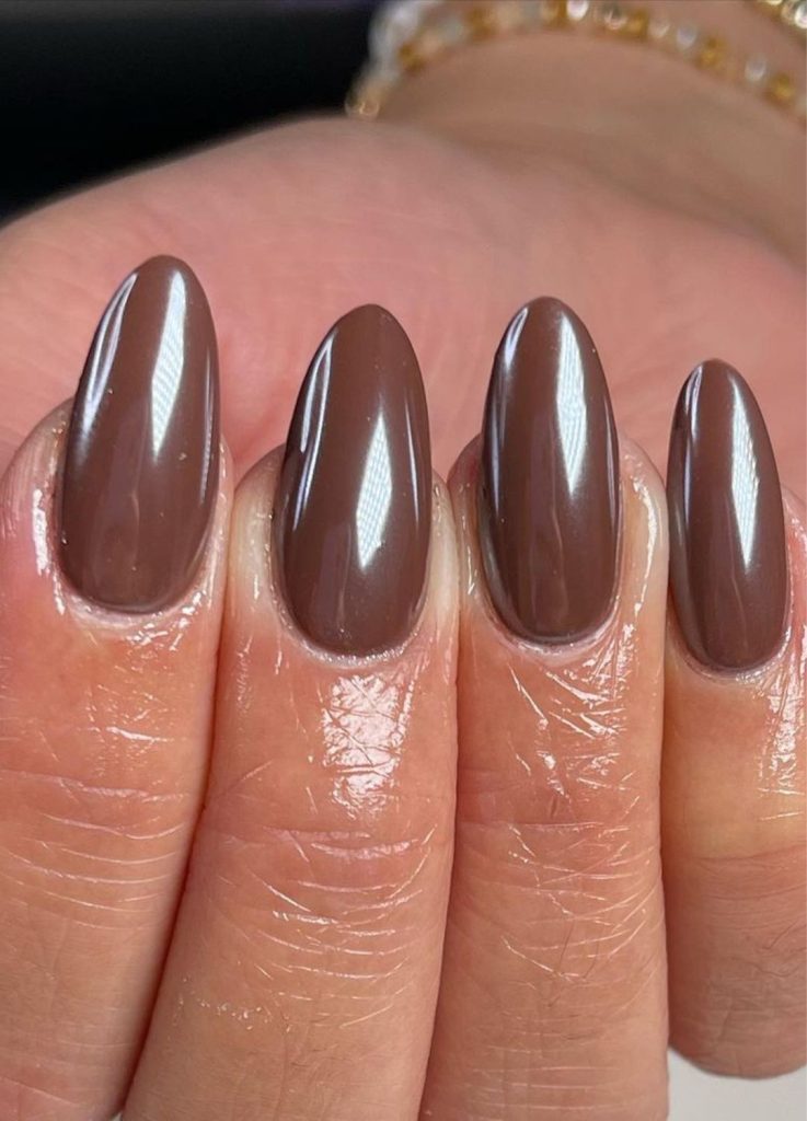 fall chrome nails the everygirl 1