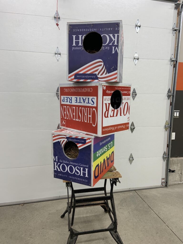 how to upcycle election signs