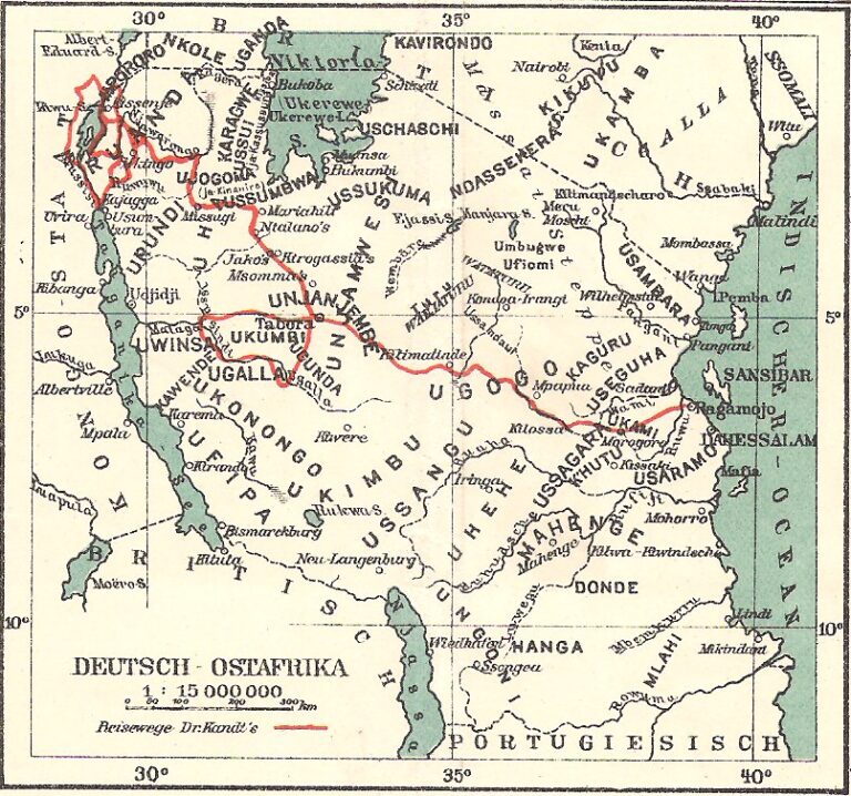 kandt expedition map