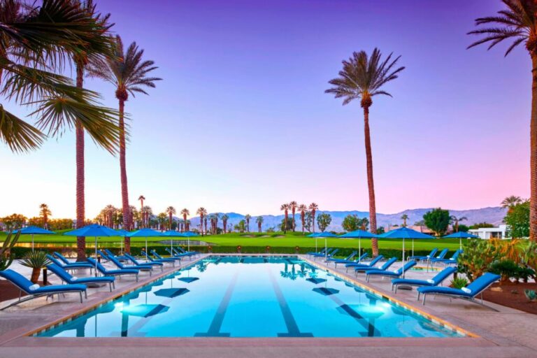 view of the pool at the JW Marriott Desert Springs in Scottsdale Arizona source Marriott 1024x683